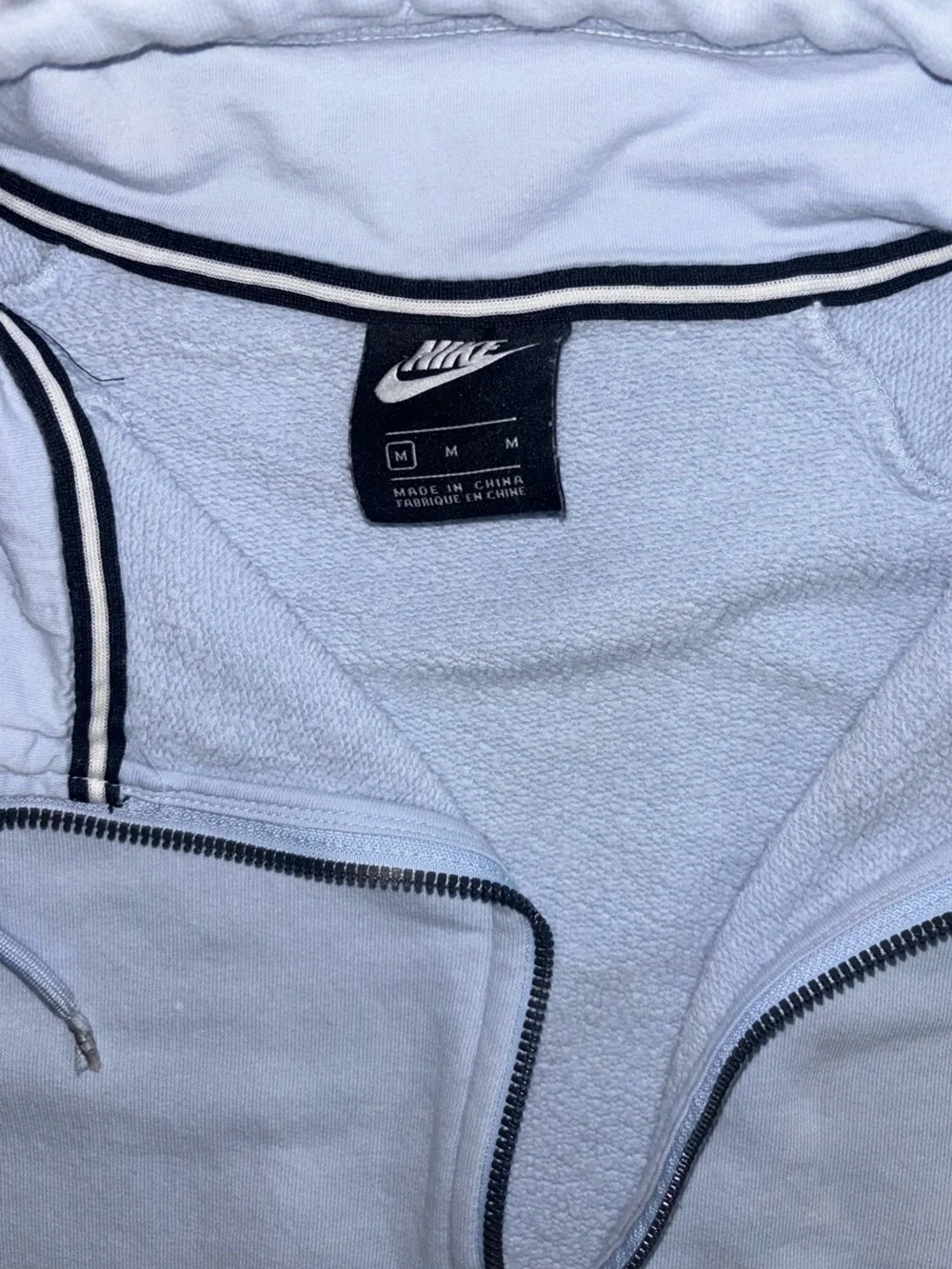 Nike Sportswear Rally Sky Blue Club Fleece Pullover Women’s Mock Neck Sweatshirt